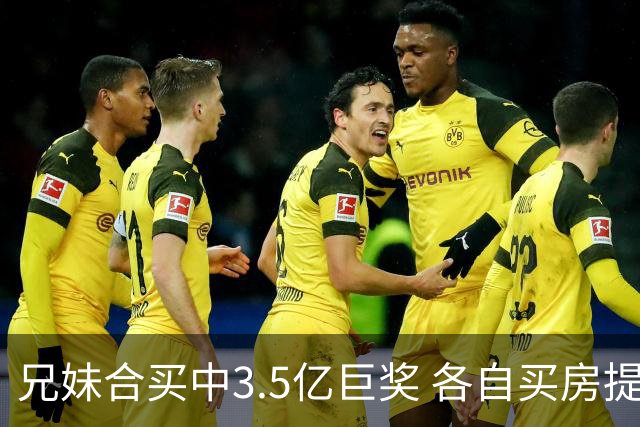 兄妹合买中3.5亿巨奖 各自买房提高生活质量